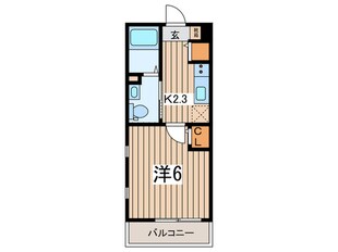 パルトネール中希望が丘Ⅰの物件間取画像